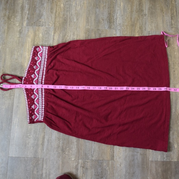 Old Navy Boho Halter Dress with Embroidery - Picture 4 of 5